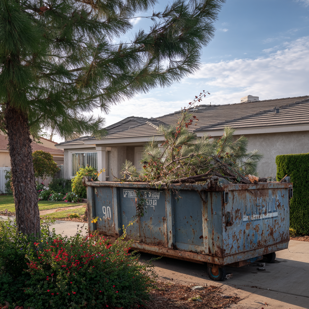 Dumpster rental for home renovation and clean-out
