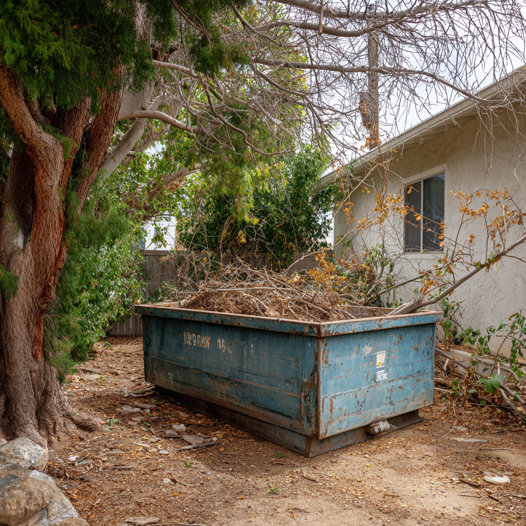 How to rent a dumpster for yard cleanouts