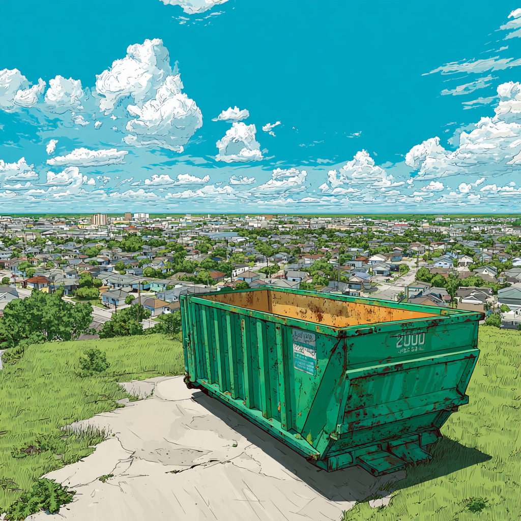 How much does a dumpster rental cost in Houma, Louisiana?