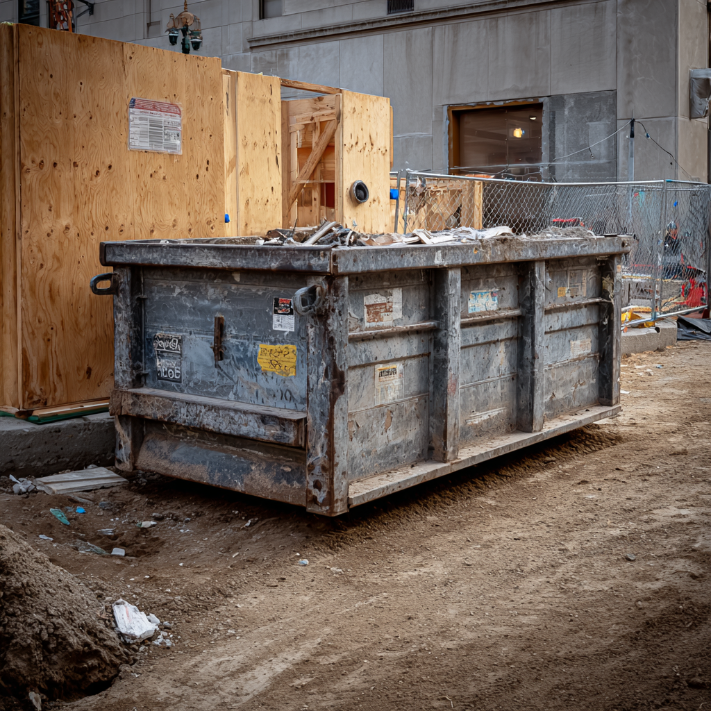 Rent a dumpster for construction jobsites in Dover