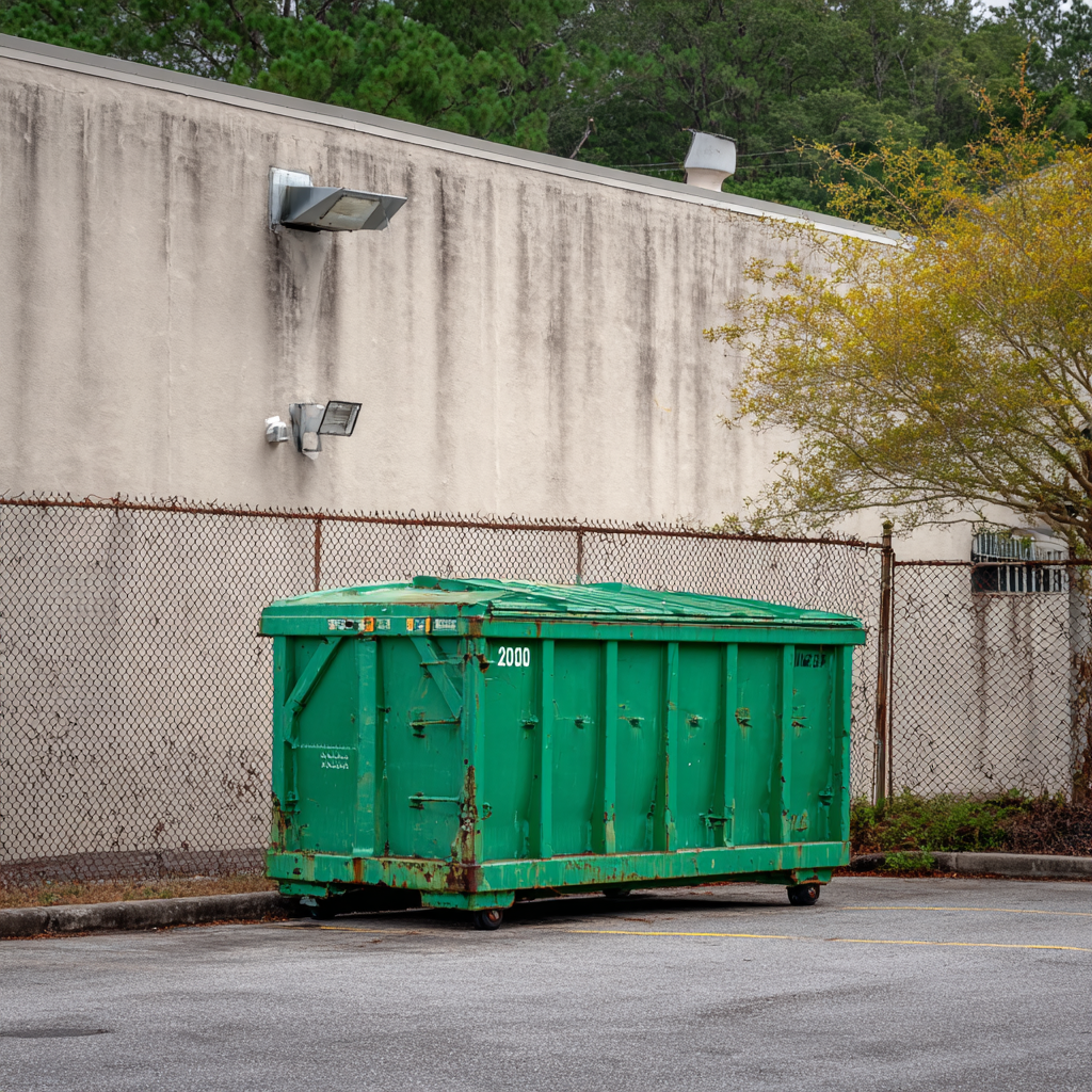 Dumpster for sporting events