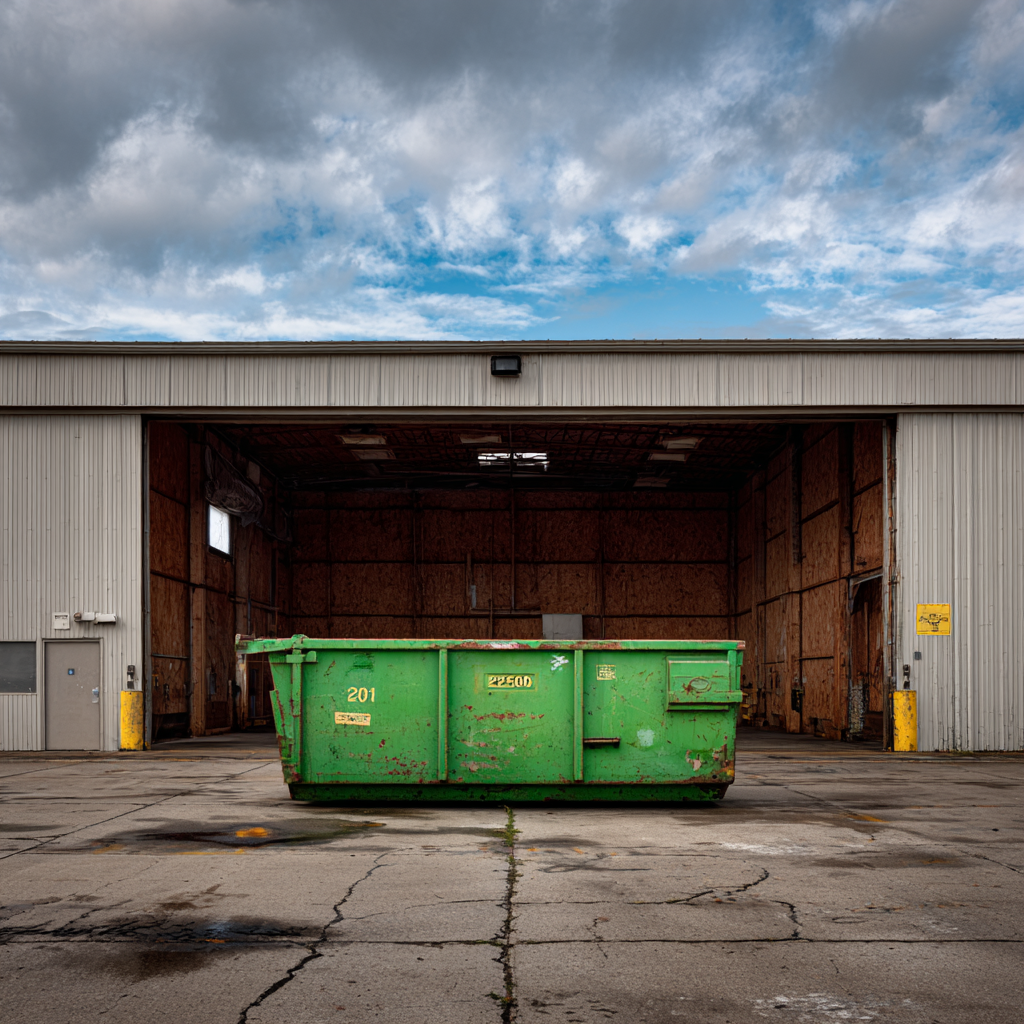 Dumpster rentals for the industrial and manufacturing sectors
