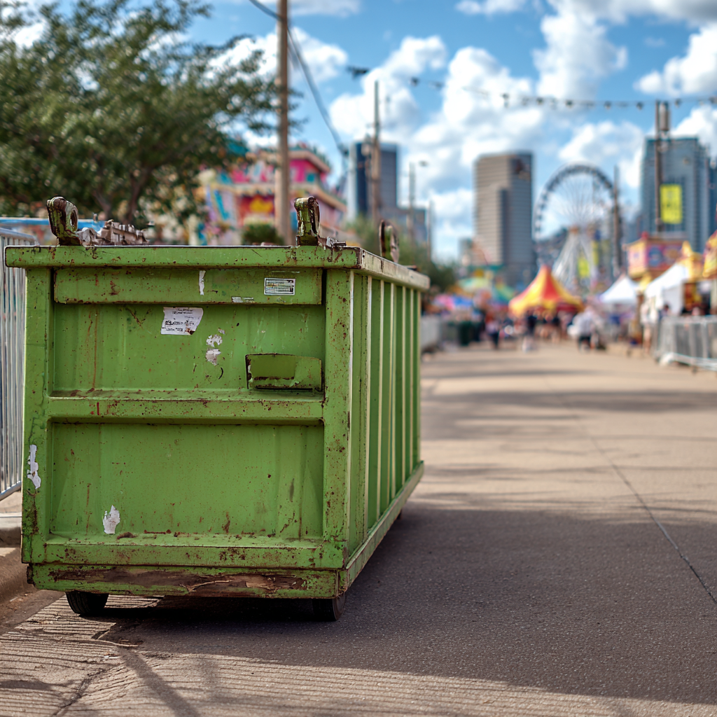 Dumpsters for events in Houston