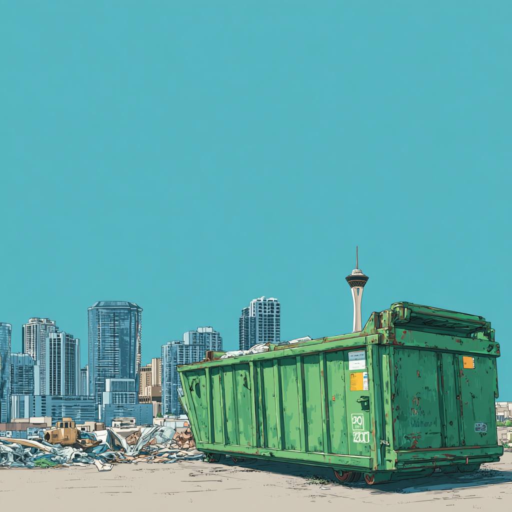 Dumpster rental for casino renovation