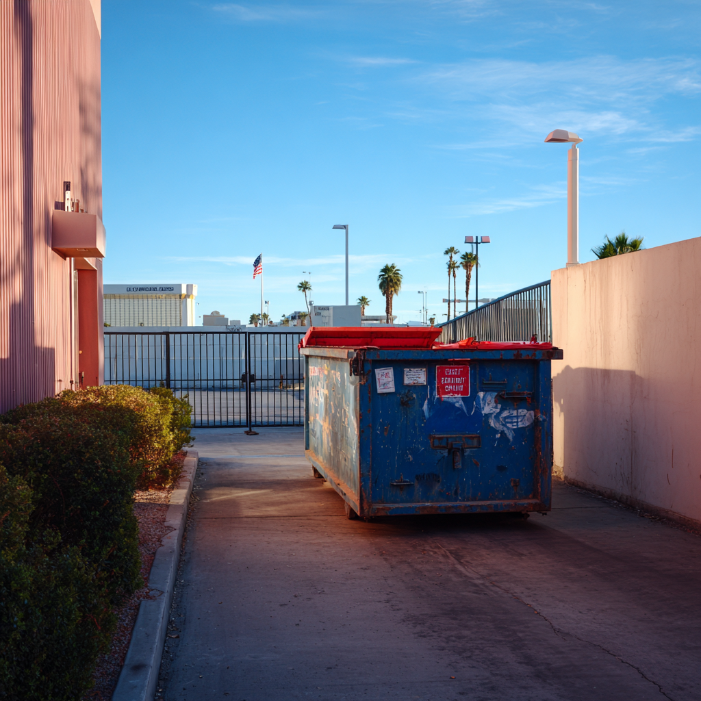 Casinos require special dumpster placement considerations