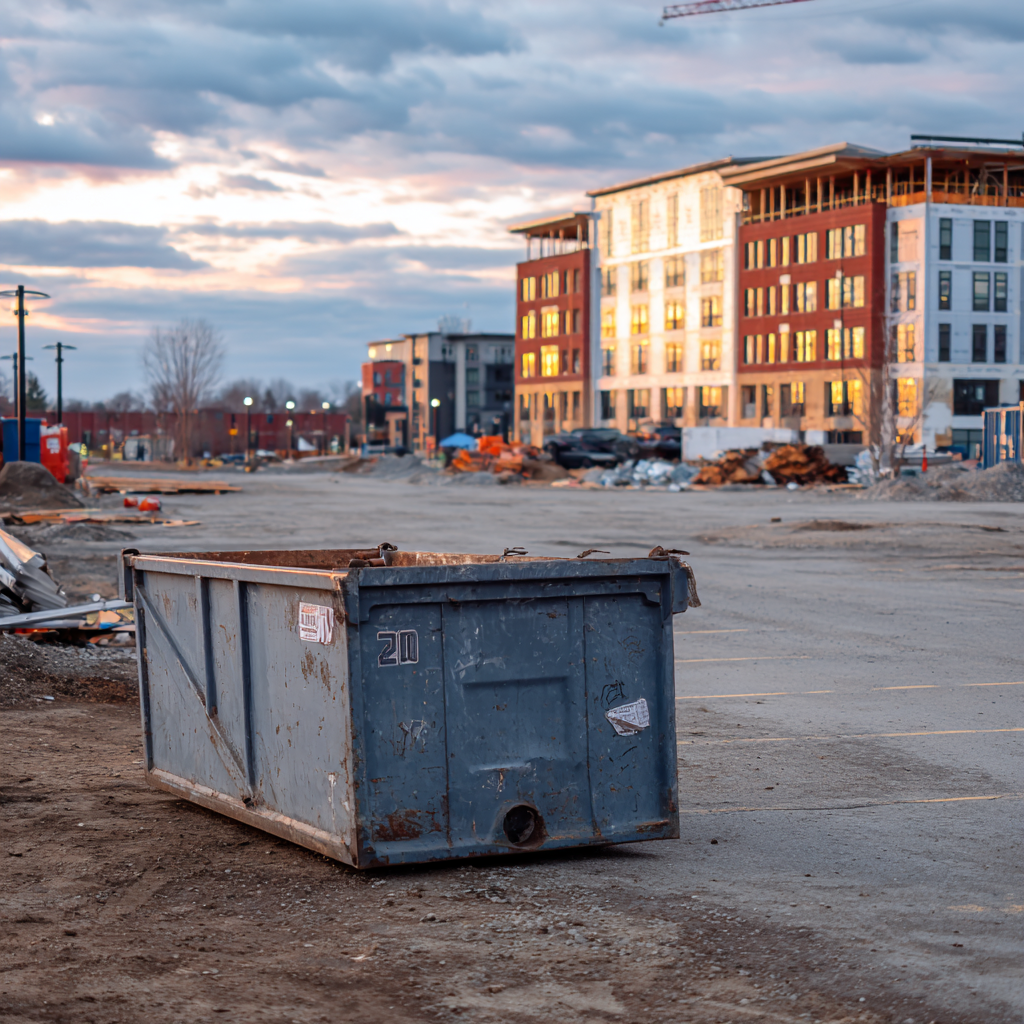 Dumpsters for apartment complexes and other large buildings