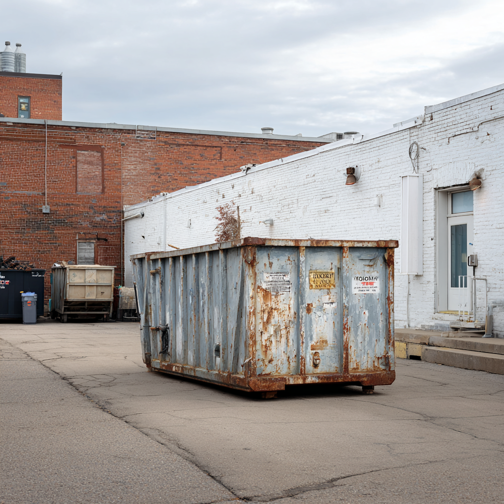 Dumpsters for industrial areas