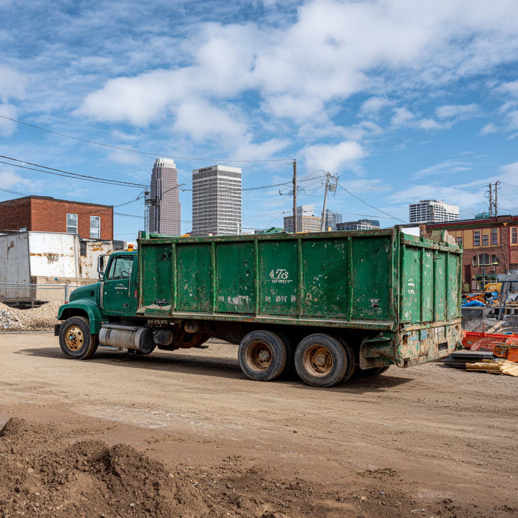Rolloff dumpster delivery and pickup in Cleveland