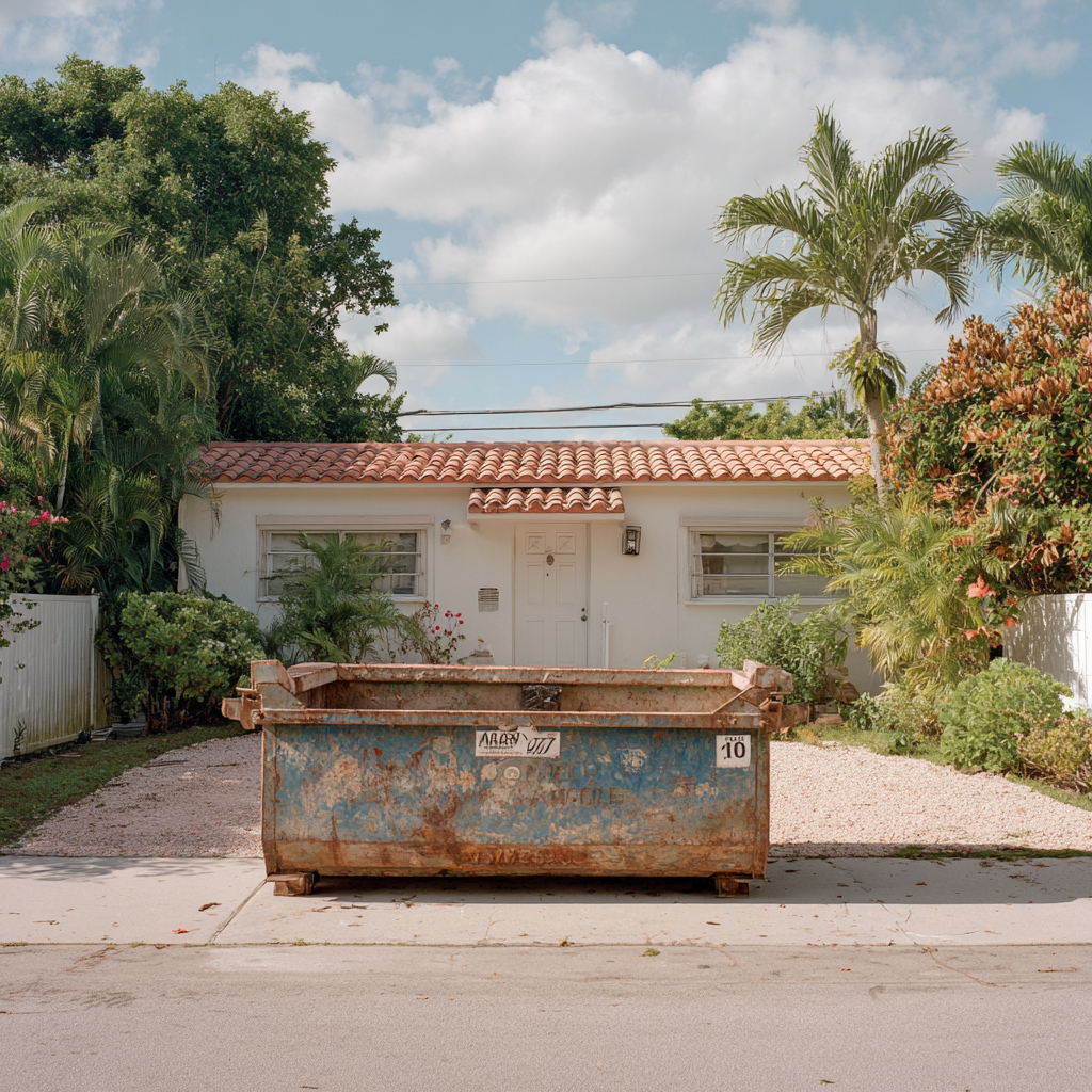 Dumpster rental regulations in Miami require a permit if your rented unit is on a public street