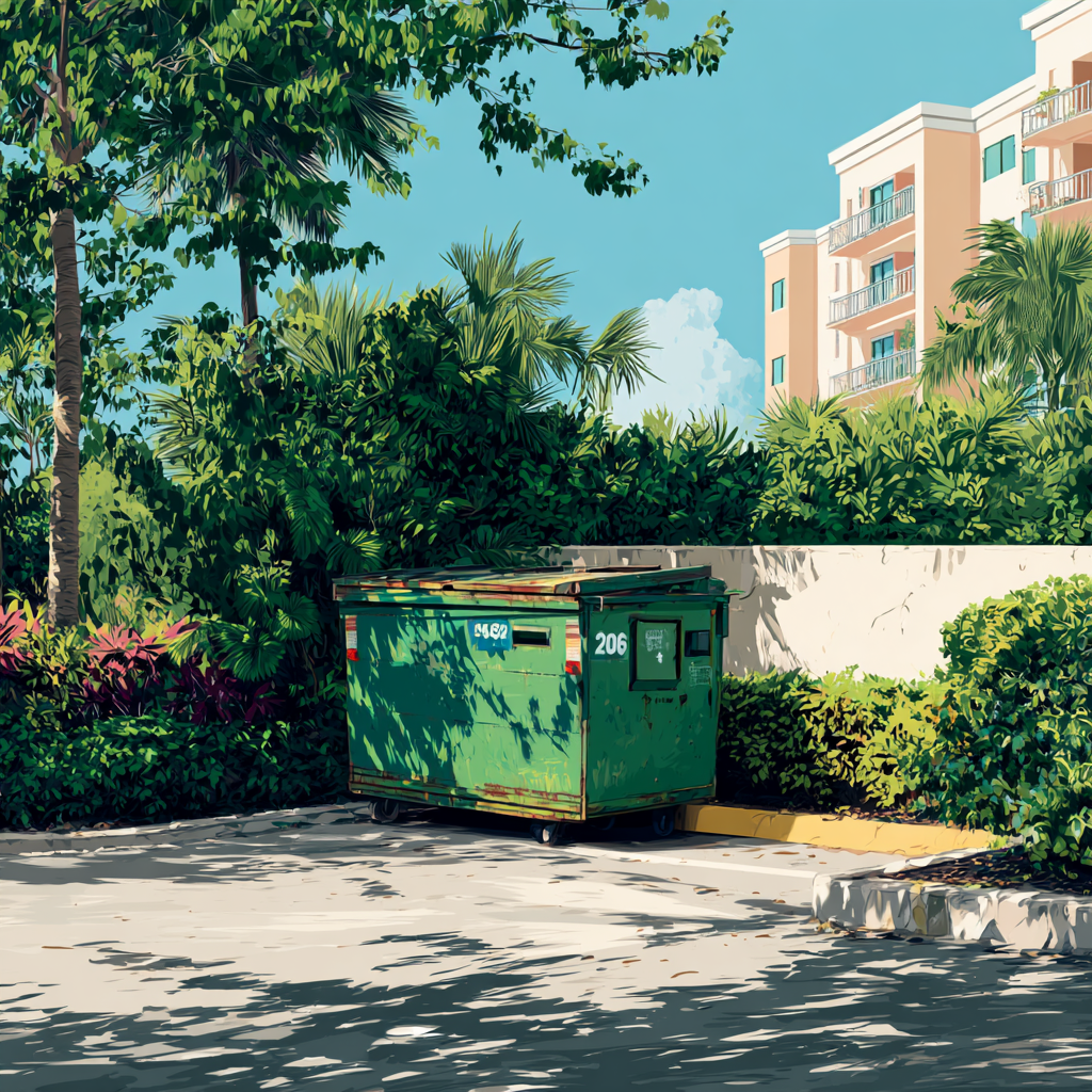 Dumpster rental for Senior Living Facilities in Miami, FL