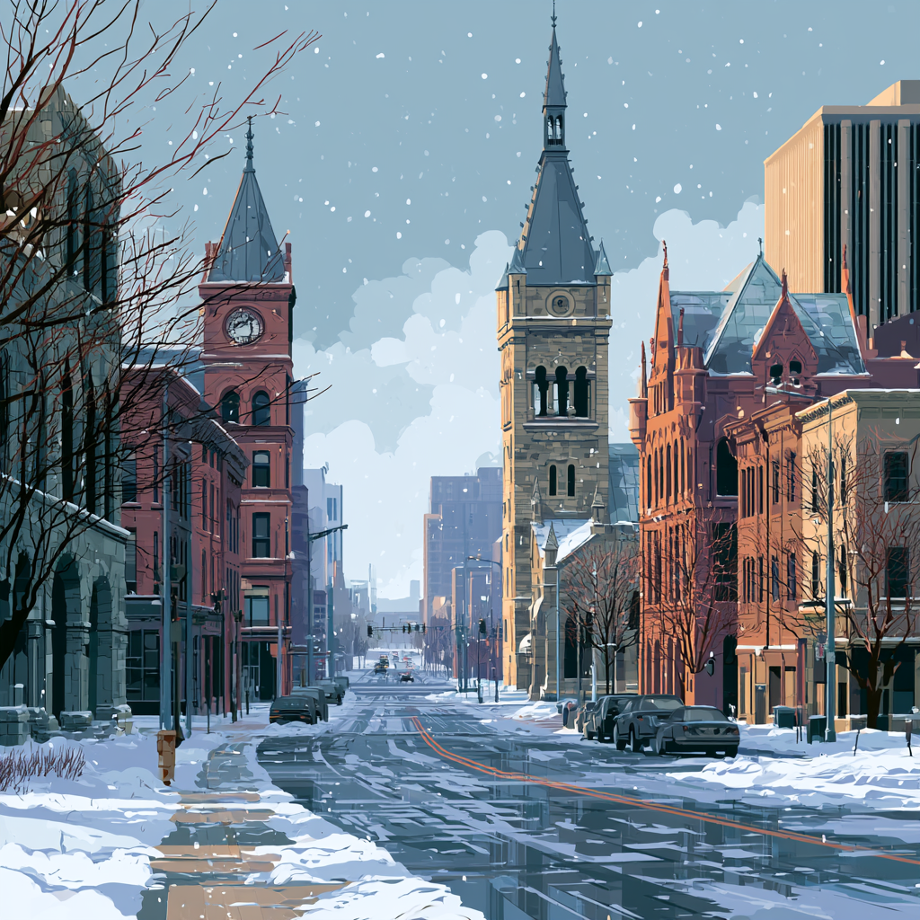 Dumpster rental in Syracuse, NY, for winter storm cleanup
