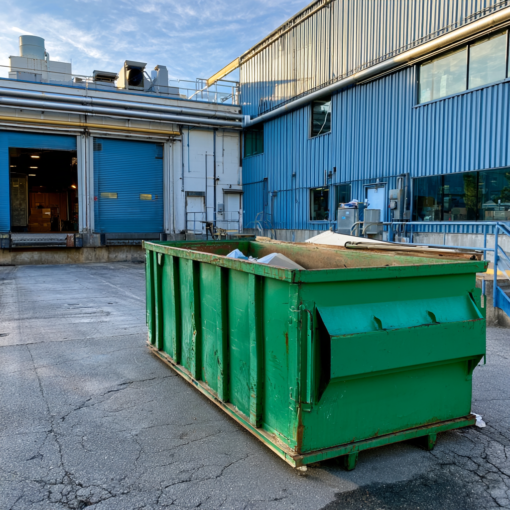 Where to place a dumpster on an industrial location in Columbia, SC