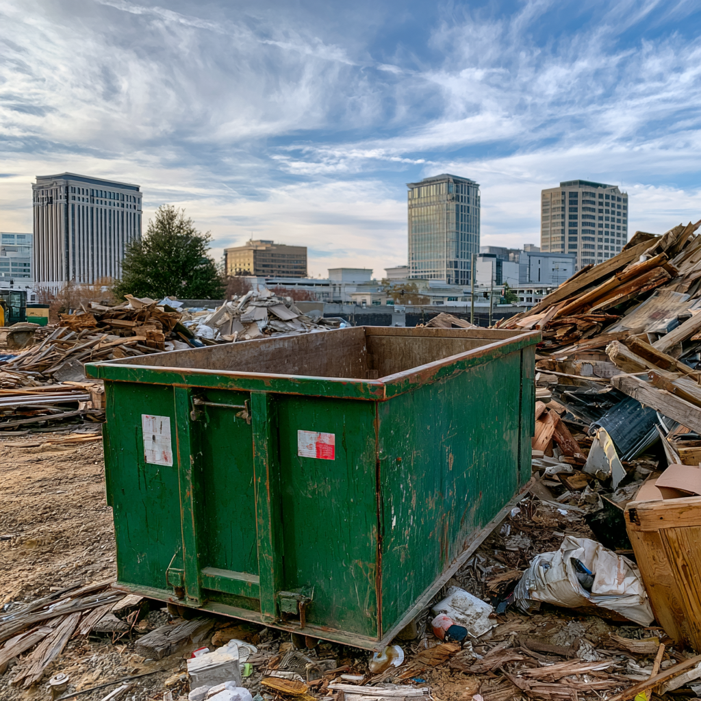 What are the average dumpster rental prices for rentals in Columbia, South Carolina?