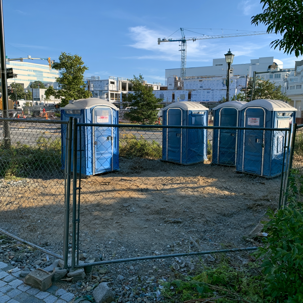 What types of porta potties are available in Norfolk?
