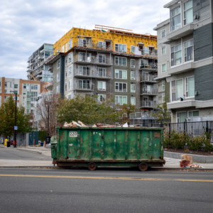 Dumpster rental for Dallas Apartment Buildings