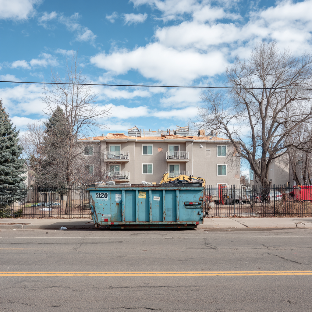 Apartment dumpster rental tips for the Mile High City