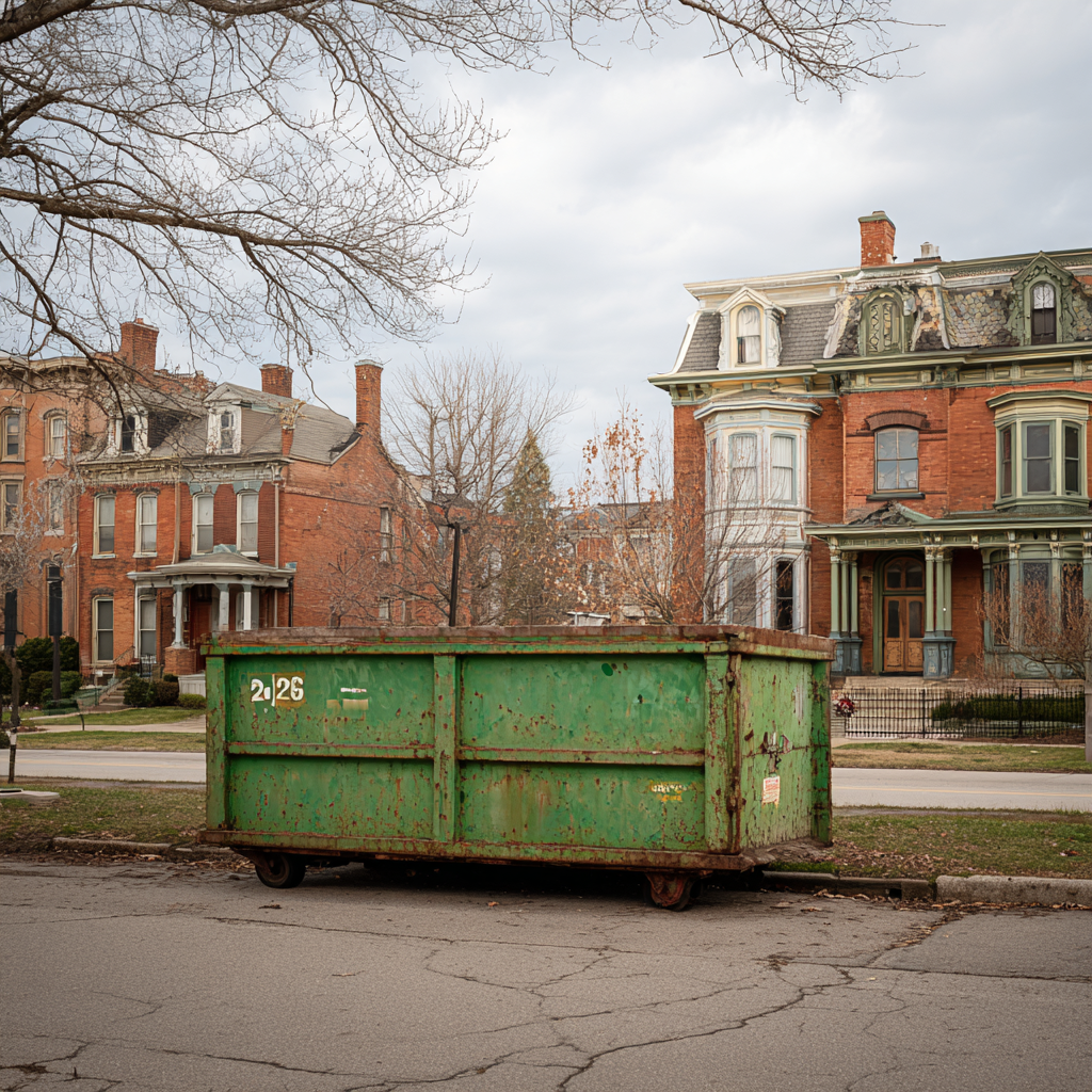 What dumpster do I need for historic Cleveland neighborhoods