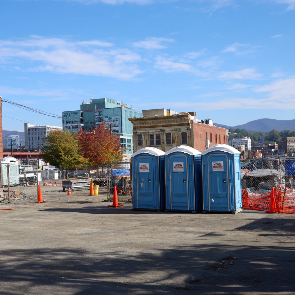 Portable toilet placement tips for construction sites
