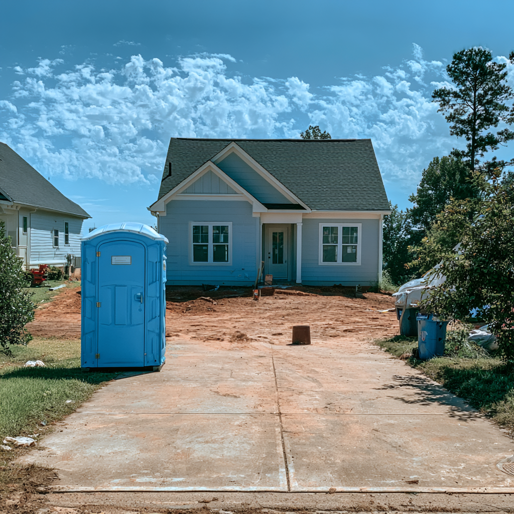 Where to put a porta potty for home use