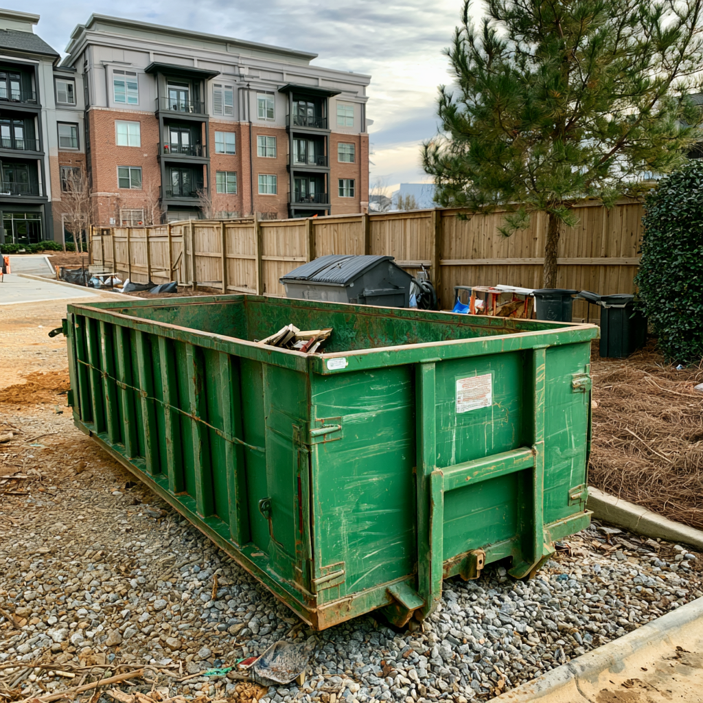 Dumpster rental for construction in Greenville SC