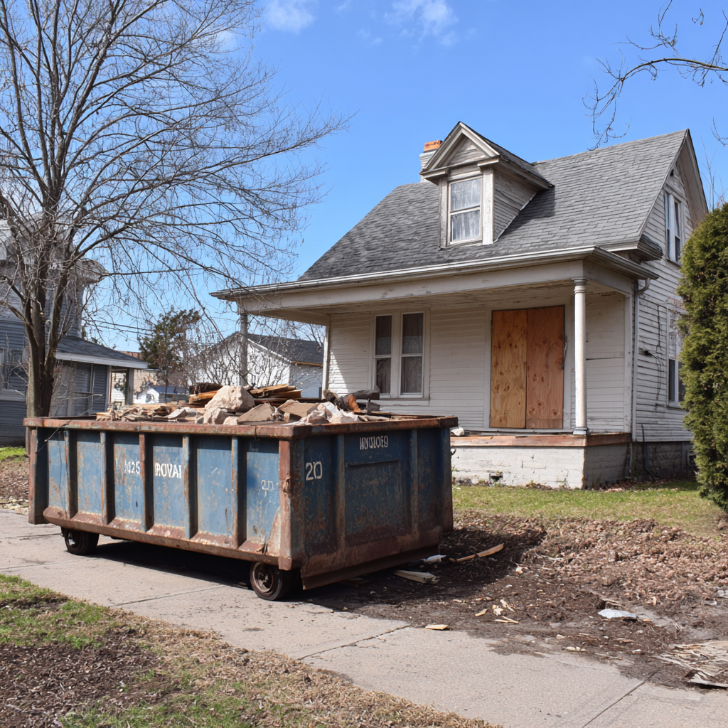 What affects dumpster rental prices for home use?