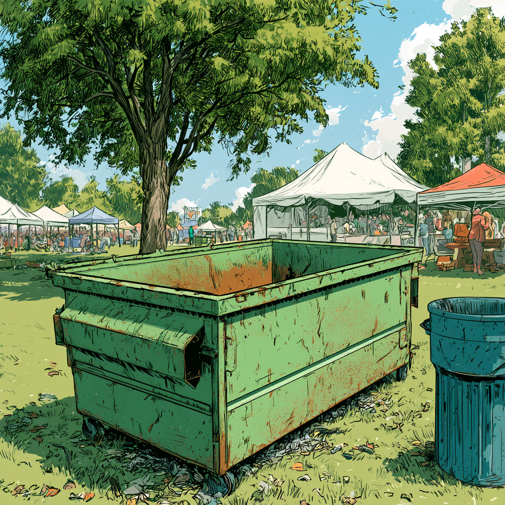 Dumpster rental sizes in Macon