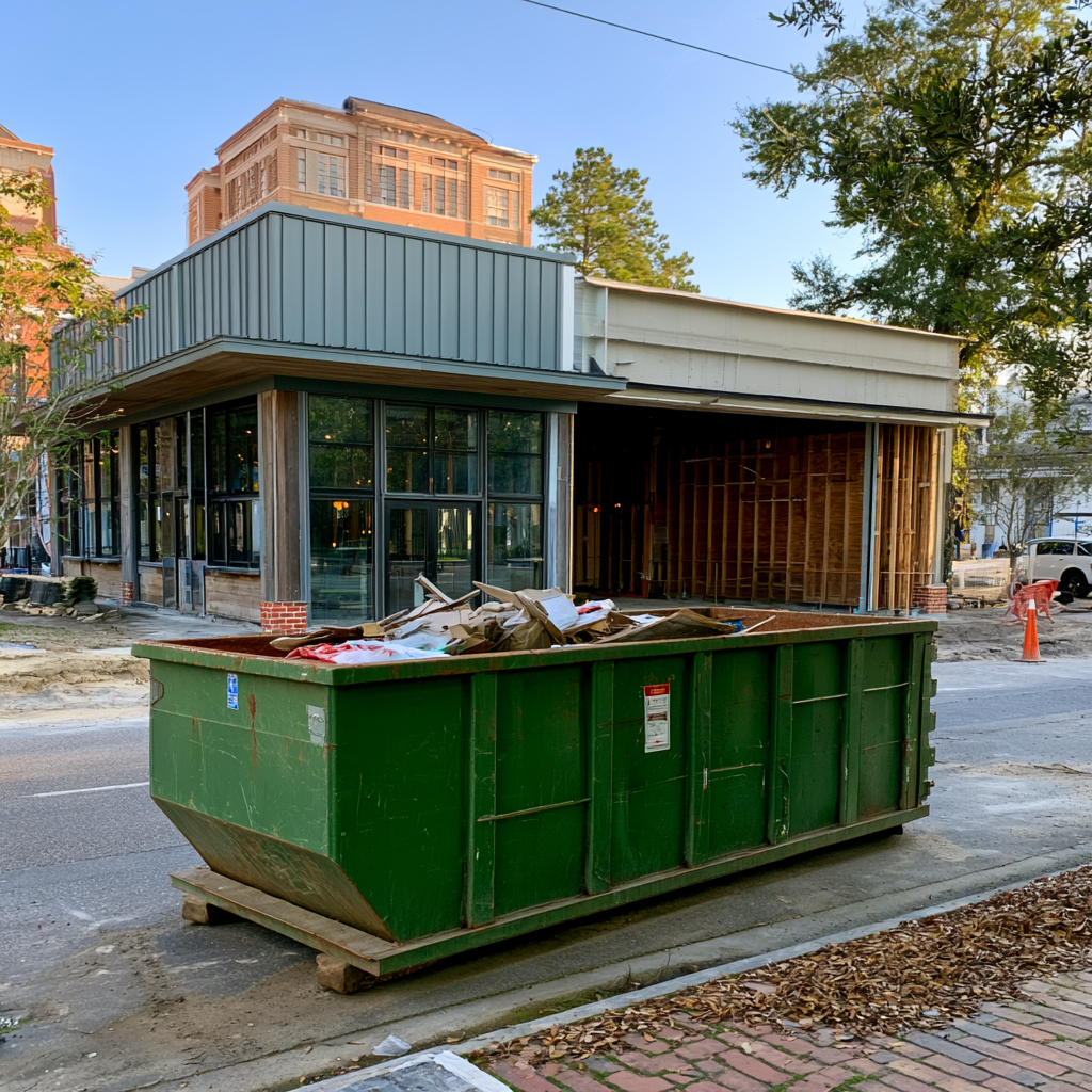 Dumpsters for Lafayette event cleanup