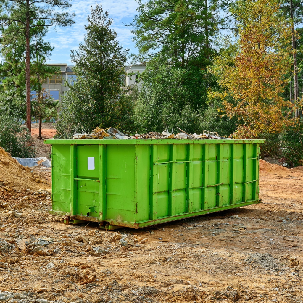 Renting a dumpster for Trinity Park