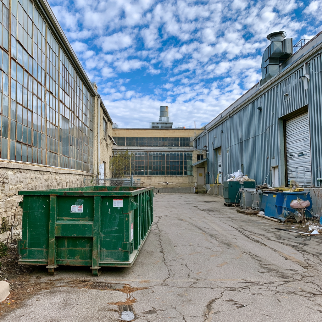 Dumpster rental for industrial use