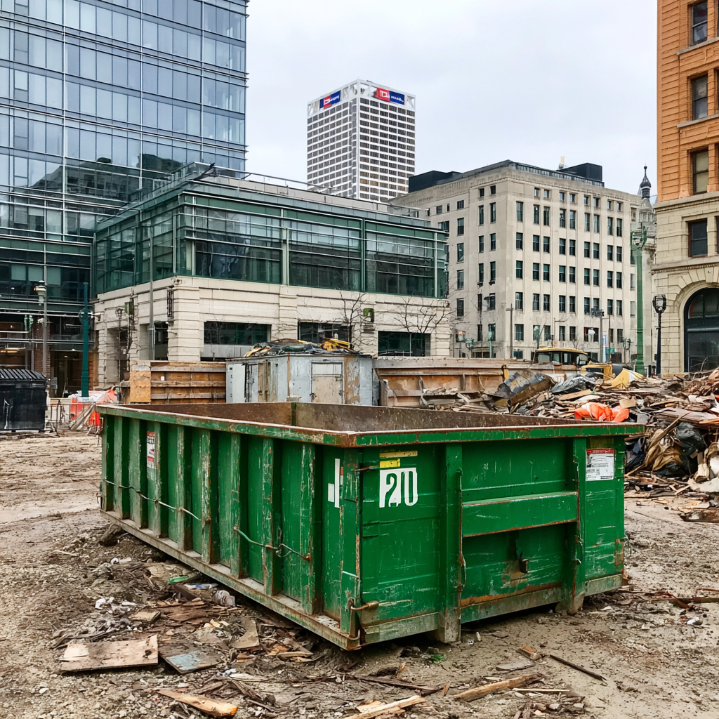 Dumpster rentals for industrial locations in Milwaukee WI