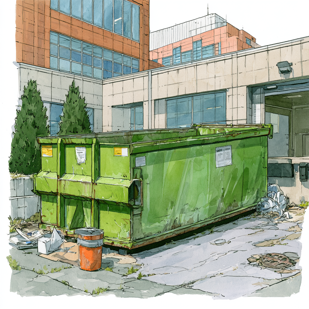 Dumpster rental for Baltimore's "Meds and Eds" Industry
