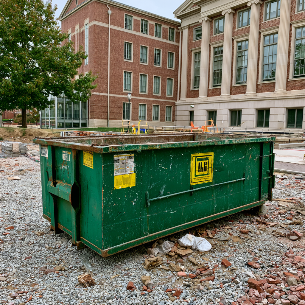Dumpster rentals for campuses and universities in Baltimore