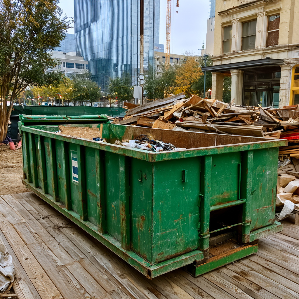 20-yard dumpsters are common on many different construction sites