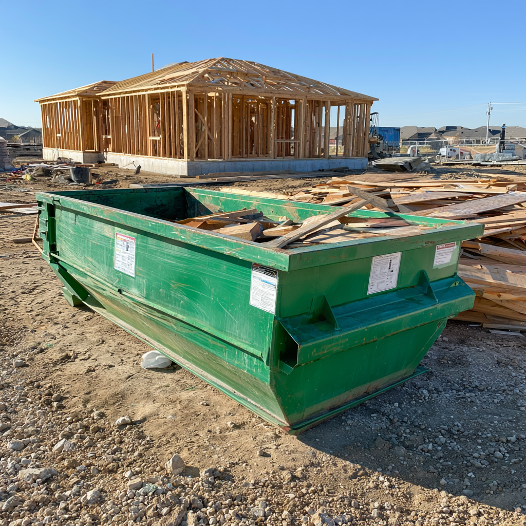 What dumpster is best for residential construction in Fort Worth, Texas?