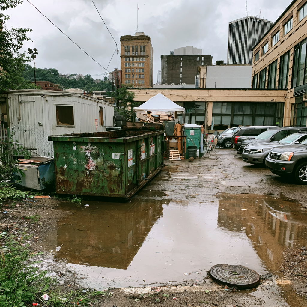 Emergency dumpster rentals in Pittsburgh, PA