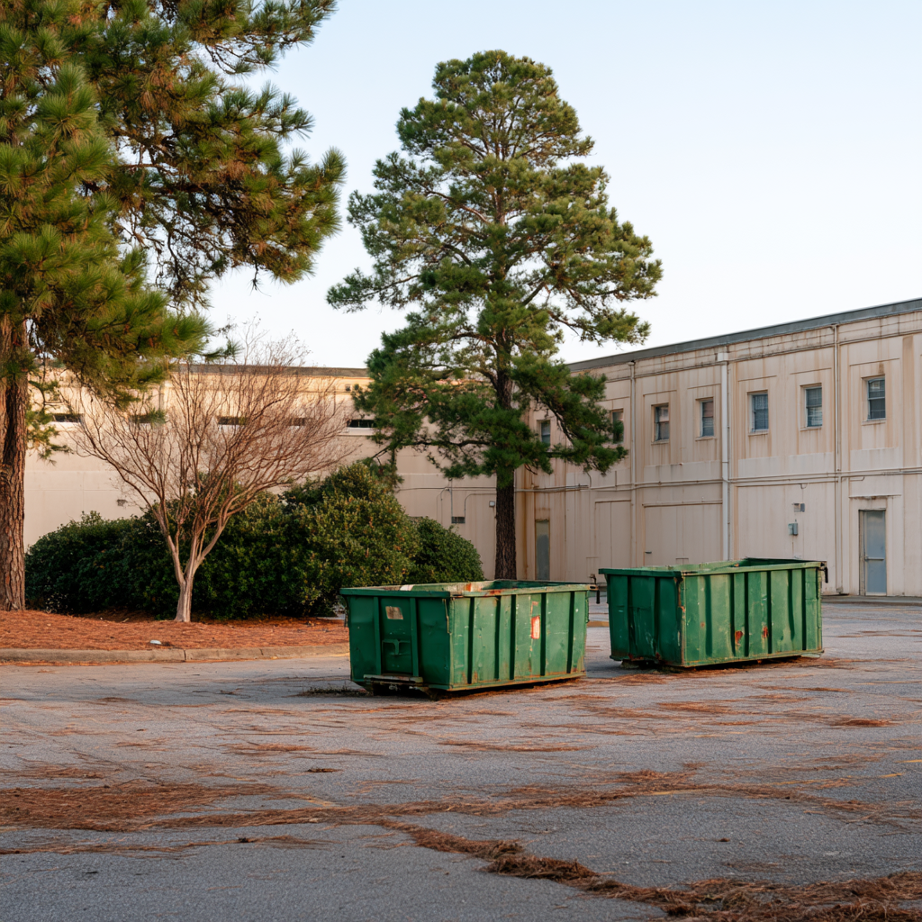 Military and defense projects for dumpster rentals