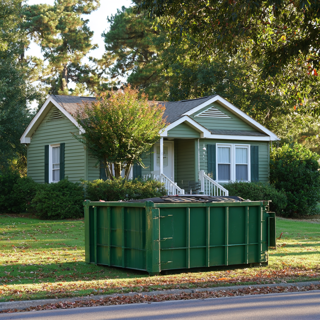 Dumpster rental for home cleanouts near Fort Liberty