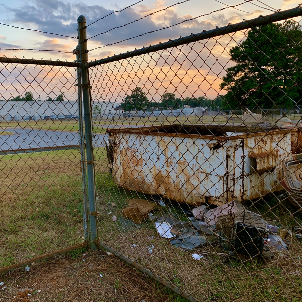 How to secure a dumpster on military property