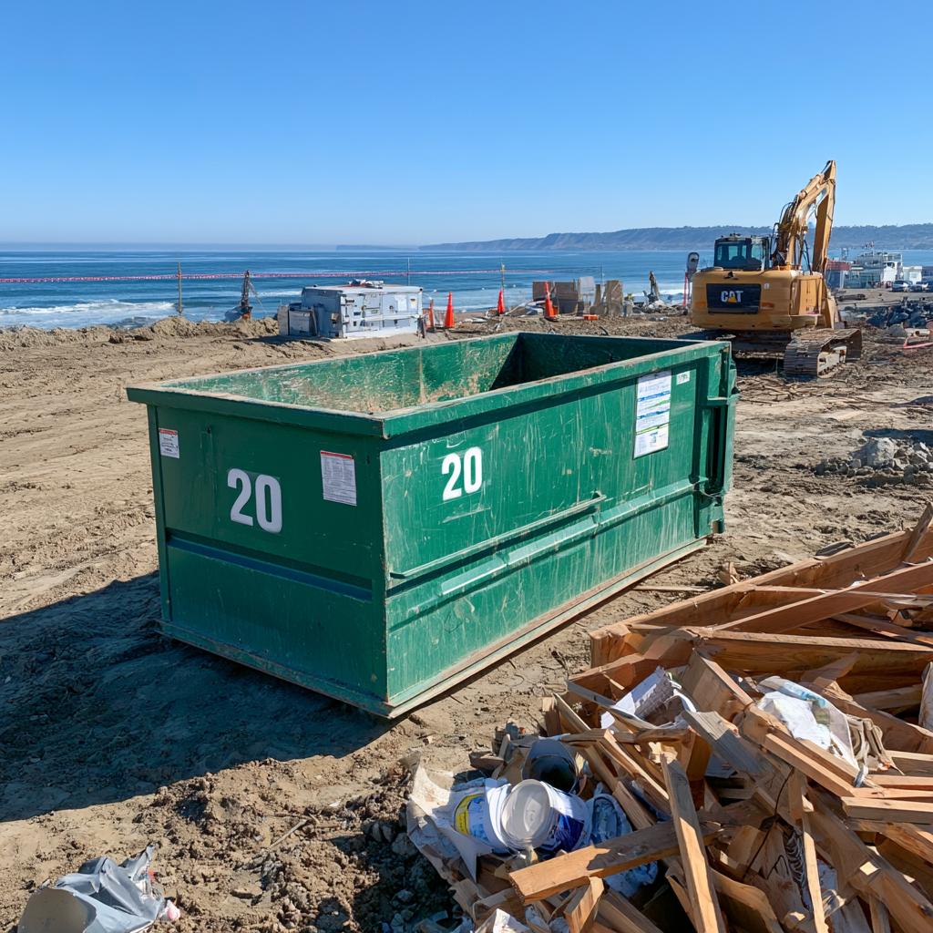 Guide to dumpster rental for San Diego, CA, construction