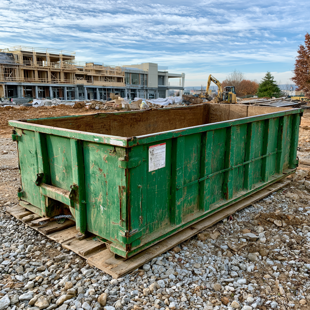 Dumpster rental for construction sites in Huntsville, Alabama