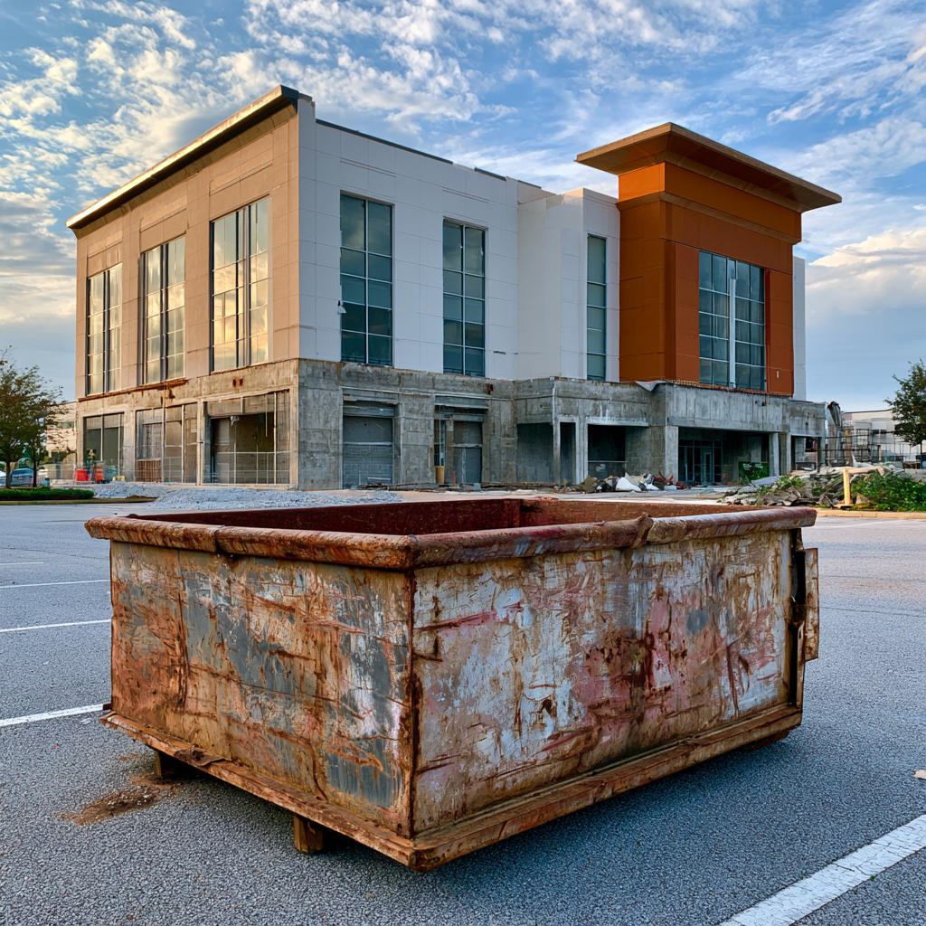 How are dumpsters used in the aerospace industry?