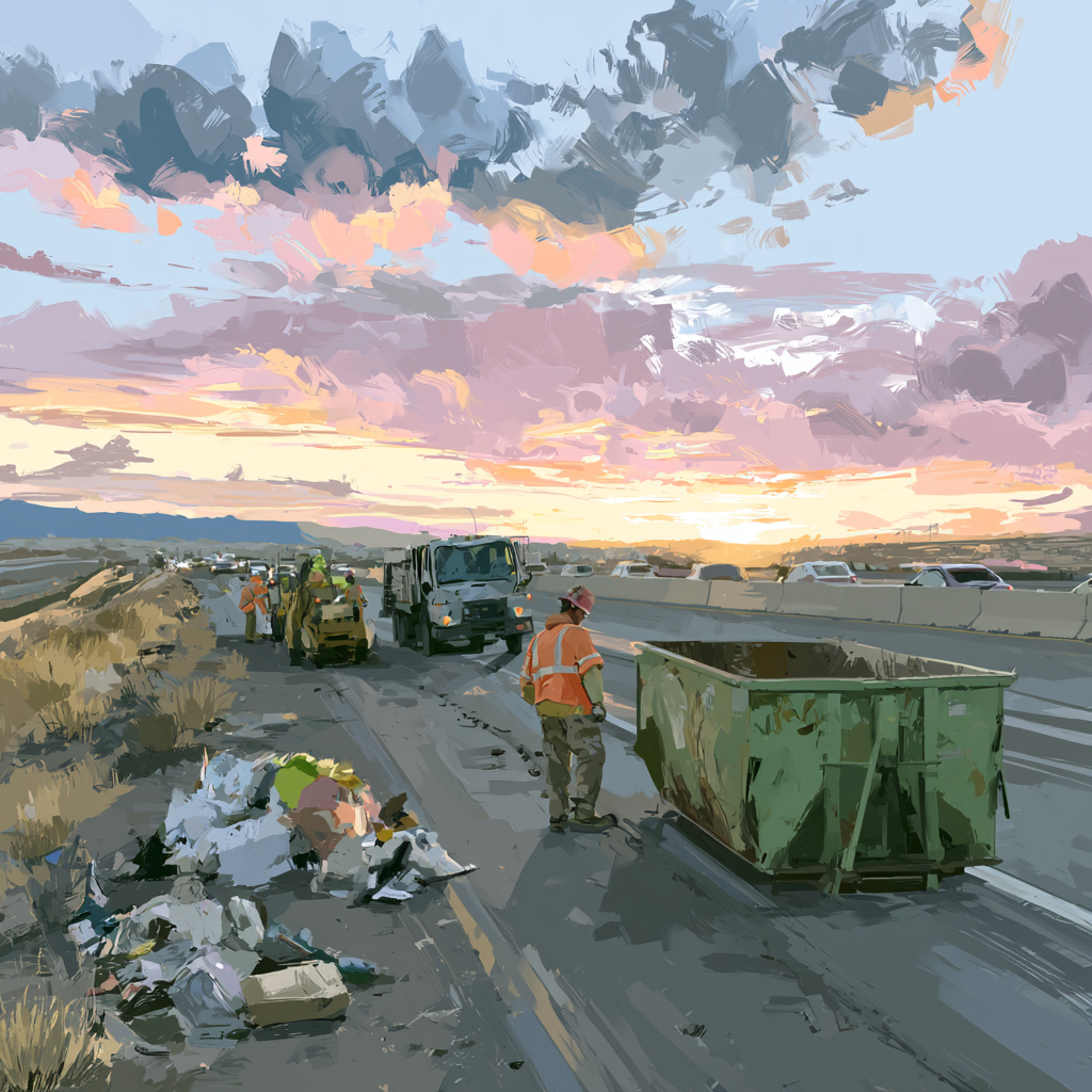 Guide to Dumpster Rental in Albuquerque, New Mexico, Road Construction