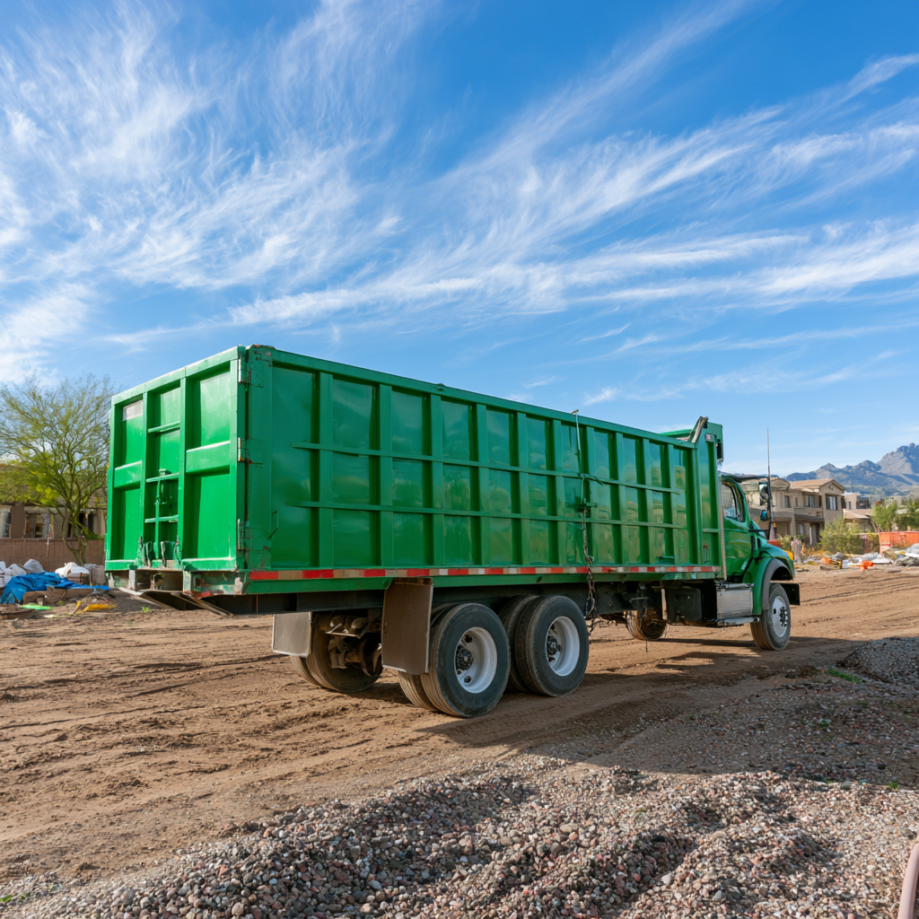 Dumpster delivery and pickup for Tucson, Arizona