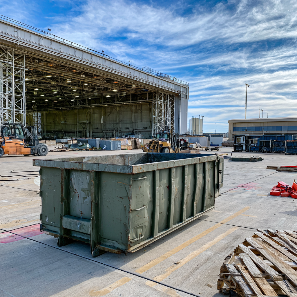 Guide to dumpster rental for military and defense projects in San Antonio, Texas