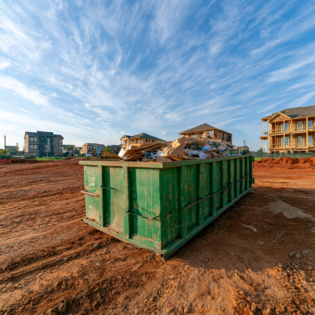 Dumpster rental for construction in Edmond, Oklahoma
