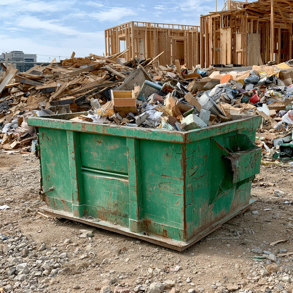Home construction dumpsters for Edmond, Oklahoma