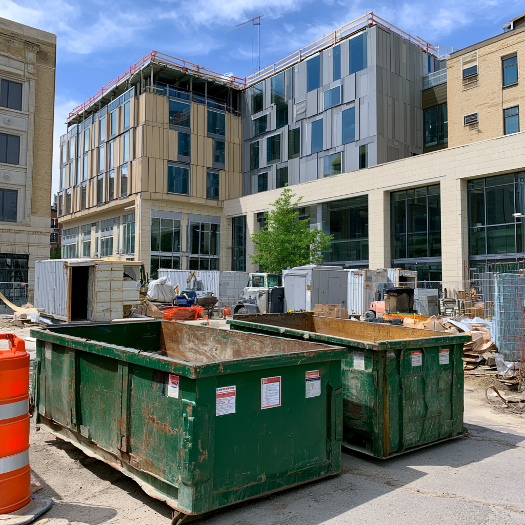 Warmer seasons can increase dumpster rental costs due to increased demand