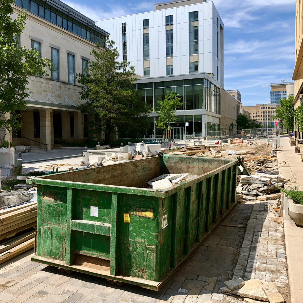 Medical facilities need roll off dumpsters for many purposes