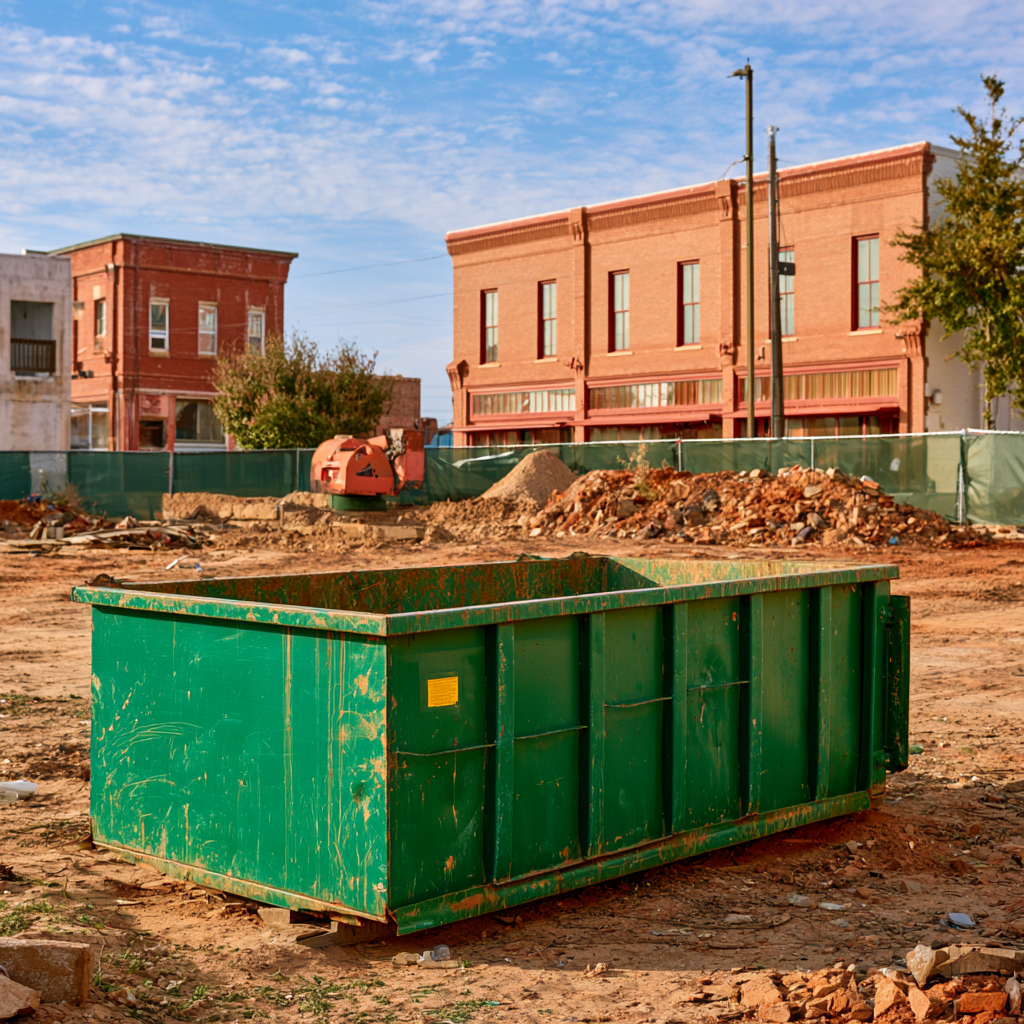 When should I book my Edmond, Oklahoma, dumpster rental?