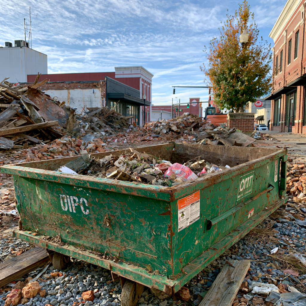The material type you throw away impacts your rental costs